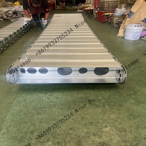 Precision-engineered steel cable track with internal perforated partition components