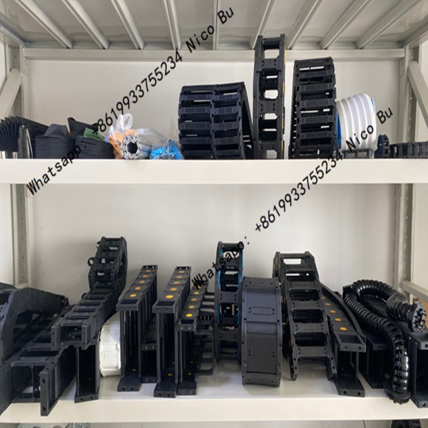 cnc-cable-carrier-with-integrated-rollers-for-long-travel-factory-gantry