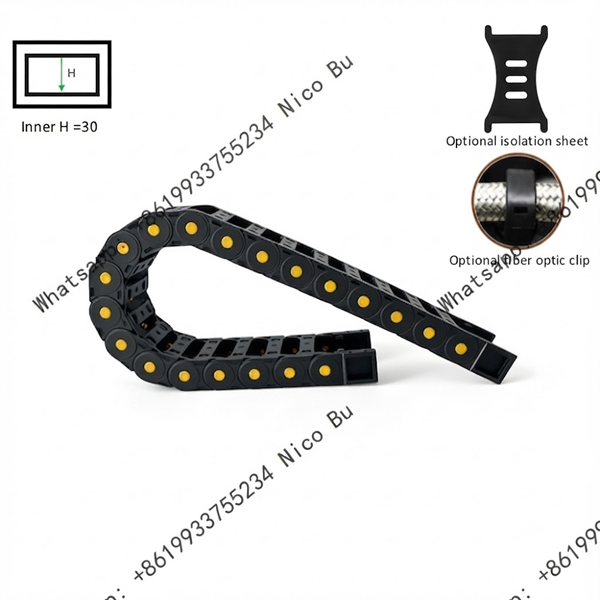 30 Series Nylon Cable Drag Chain | Professional Industrial Cable Carrier