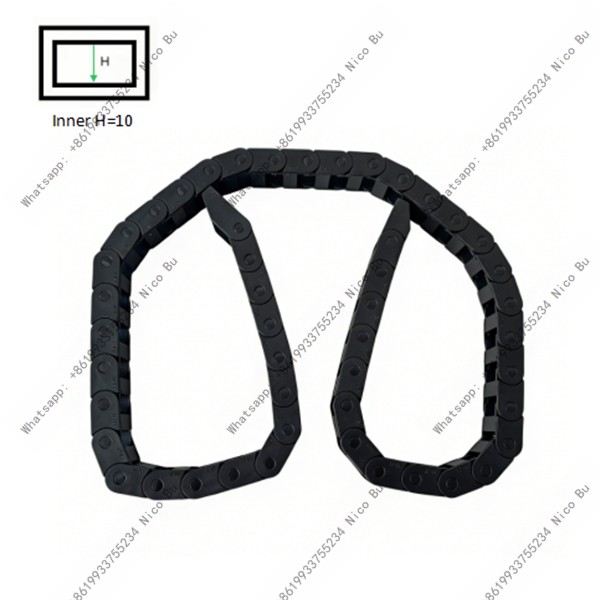 10mm Inner Height Drag Chain | Flexible Plastic Cable Carrier for CNC & 3D Printers