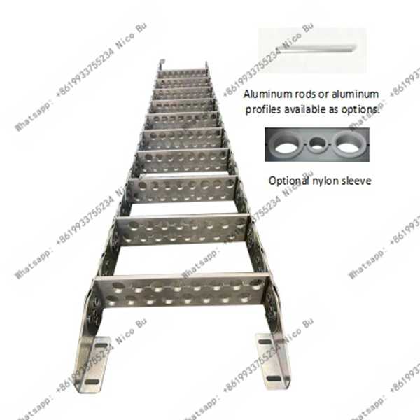 steel cable drag chain