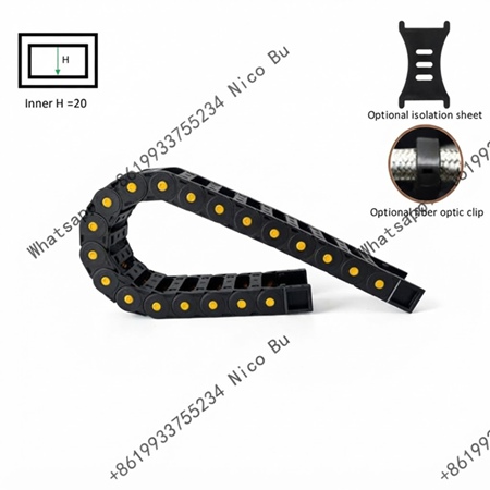 20mm Inner Height Plastic Cable Chain | Durable Cable Carrier (20 Series)