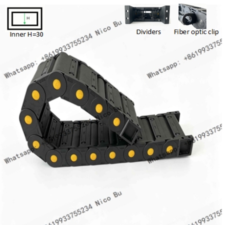 Economic Enclosed Flexible Drag Chain (30mm Inner Height)