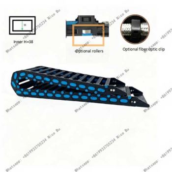 Extra Long Travel Chain,Gliding Drag Chain,Heavy Duty Nylon Drag Chain,Long Travel Drag Chain